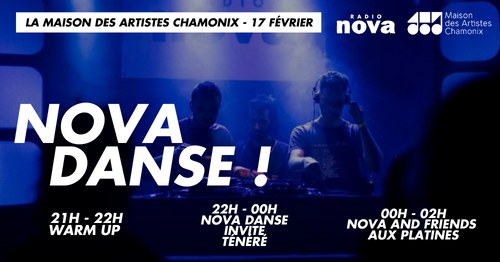 Nova Danse invite Ténéré à la Maison Des Artistes de Chamonix