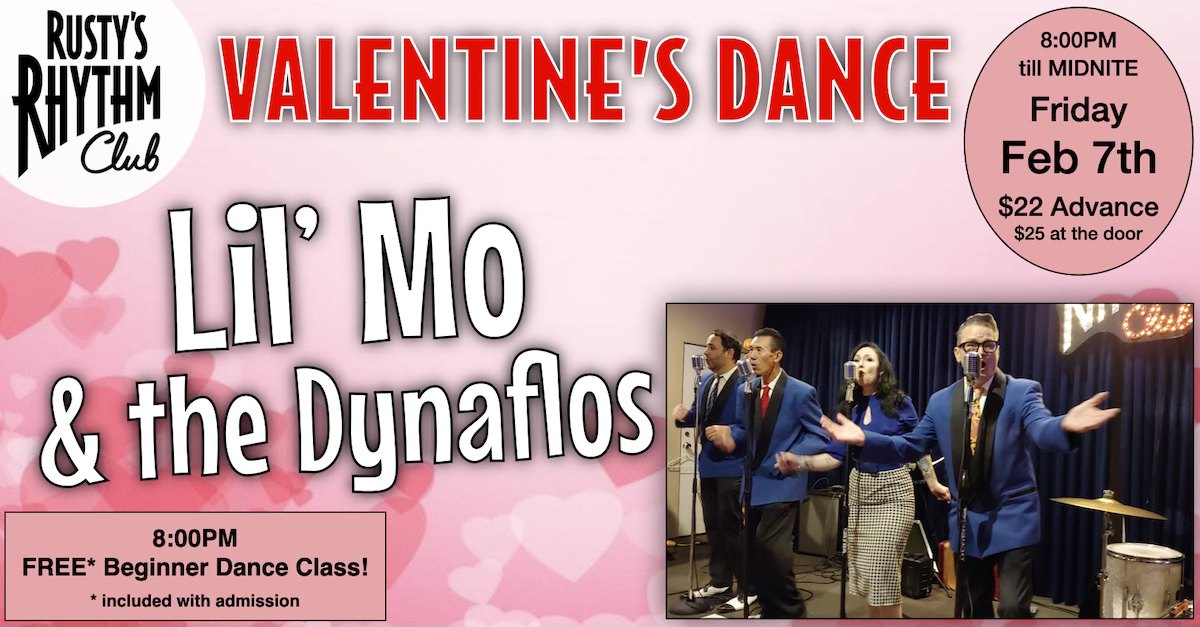 "Valentine's Dance" at RUSTY's with Lil' Mo & The Dynaflos