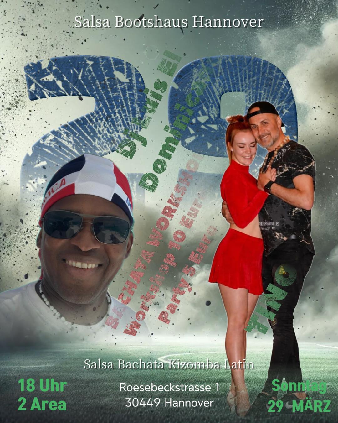π₯ BACHATA WORKSHOP & LATIN PARTY