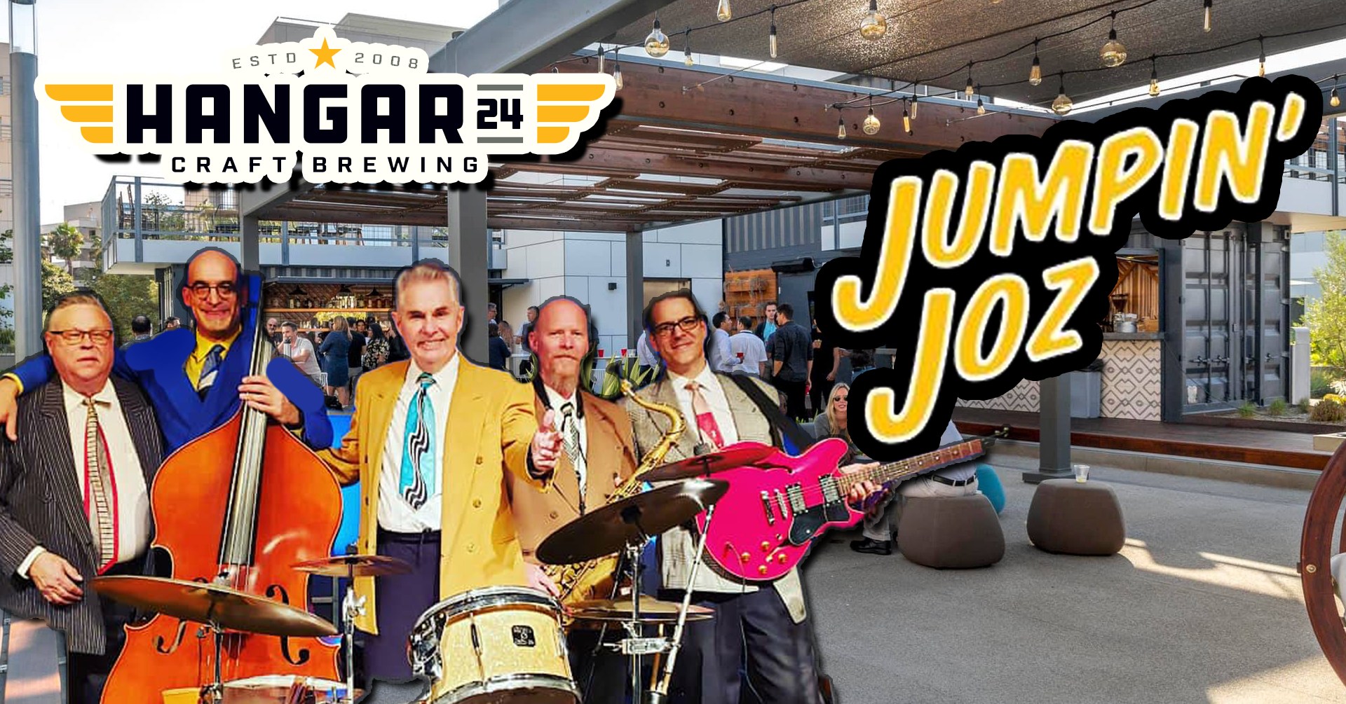Jumpin Joz at Hangar 24 in Irvine, Tuesday October 28th from 5:30-9:00!