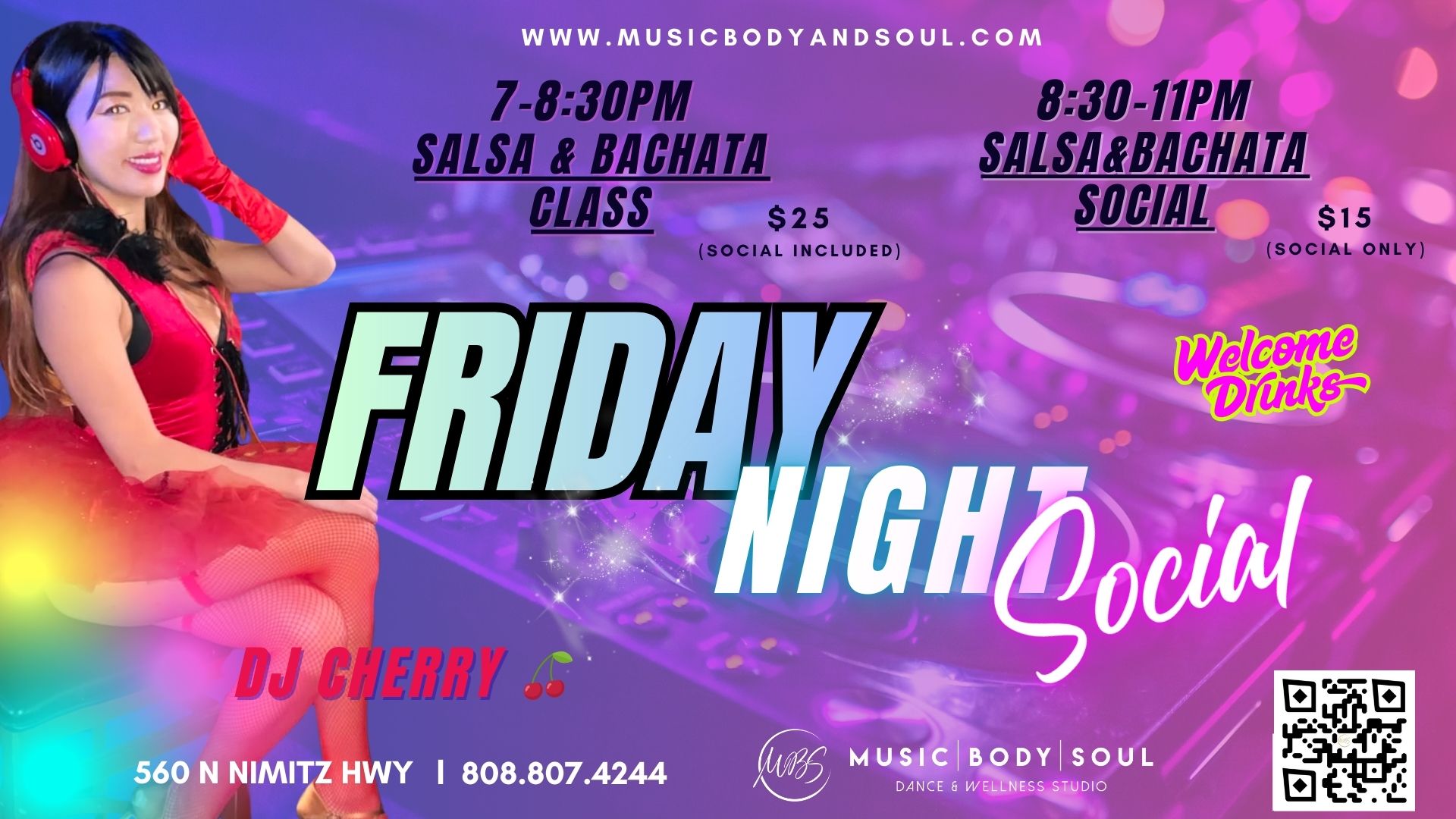 SALSA BACHATA MBS FRIDAYS SOCIAL🍒