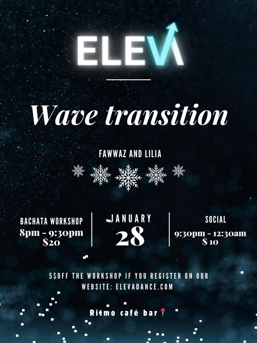 ELEVA x RITMO - Latin Dance Party (Workshop: Wave Transition)