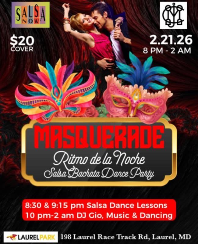 Ritmo De La Noche Masquerade Salsa Bachata Dance Party
