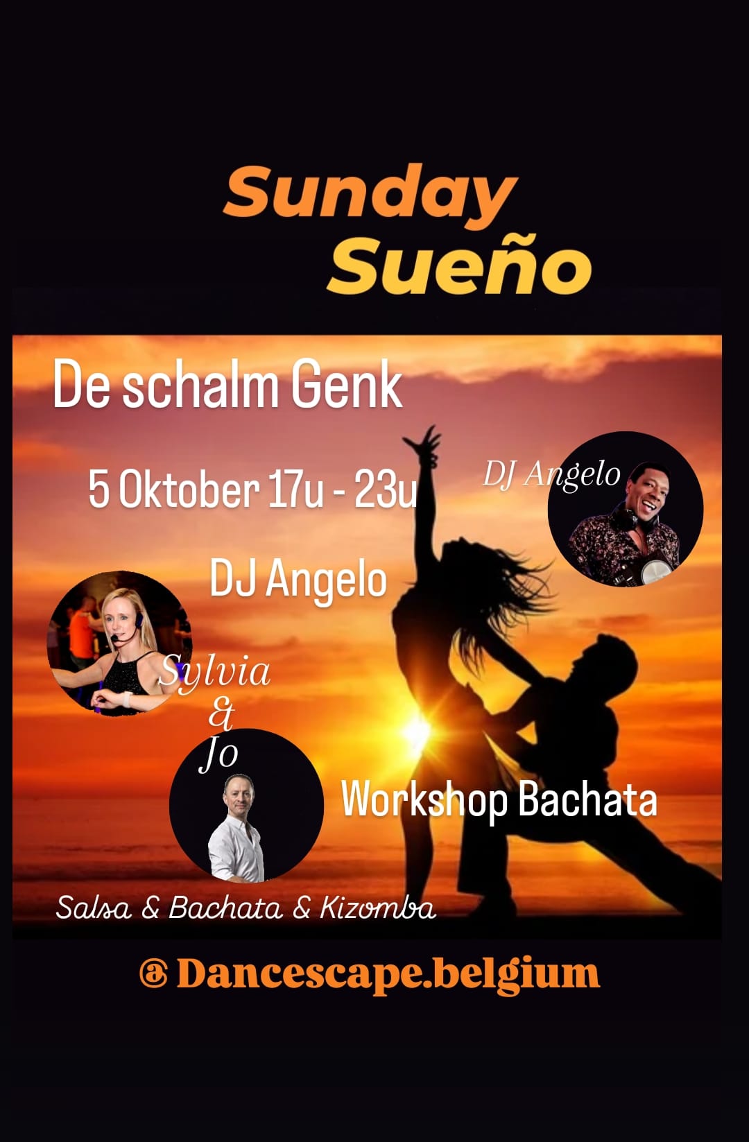 Sunday Sueño @De Schalm - Workshop Bachata (Interm level)