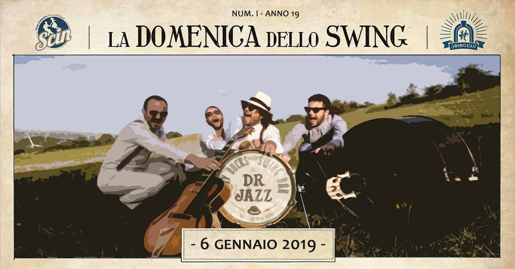 La Domenica dello Swing #1 Live edition Dr. Jazz & Dirty Bucks