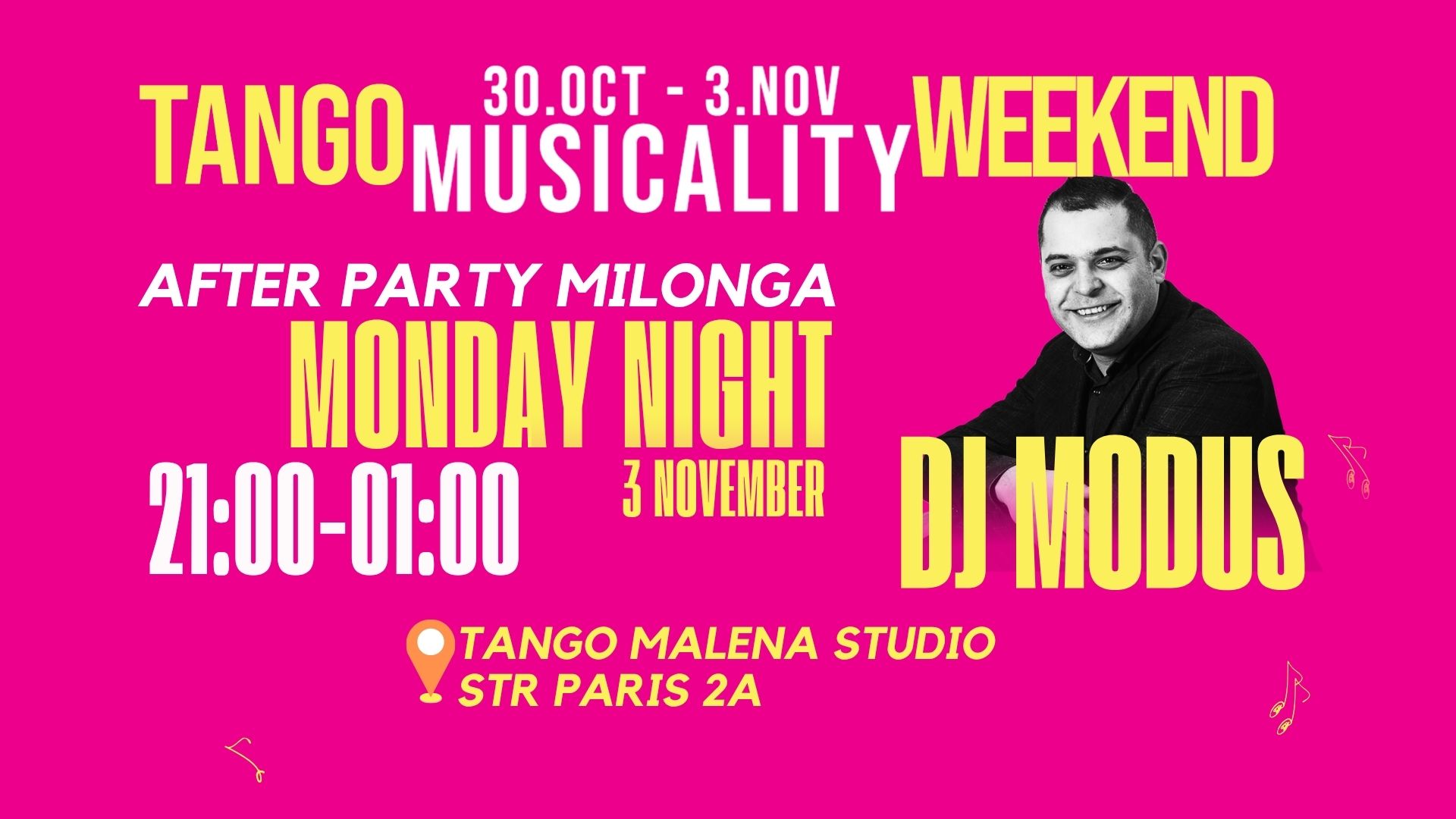 AfterParty Milonga - Tango Musicality Weekend