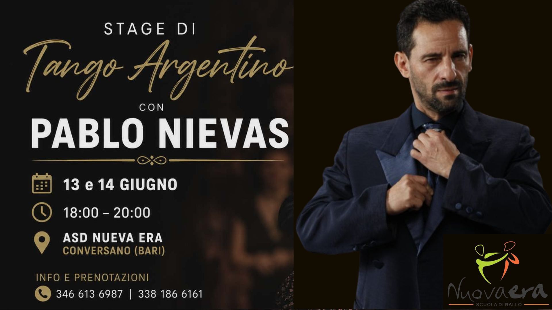 Stage di Tango Argentino con Pablo Nievas