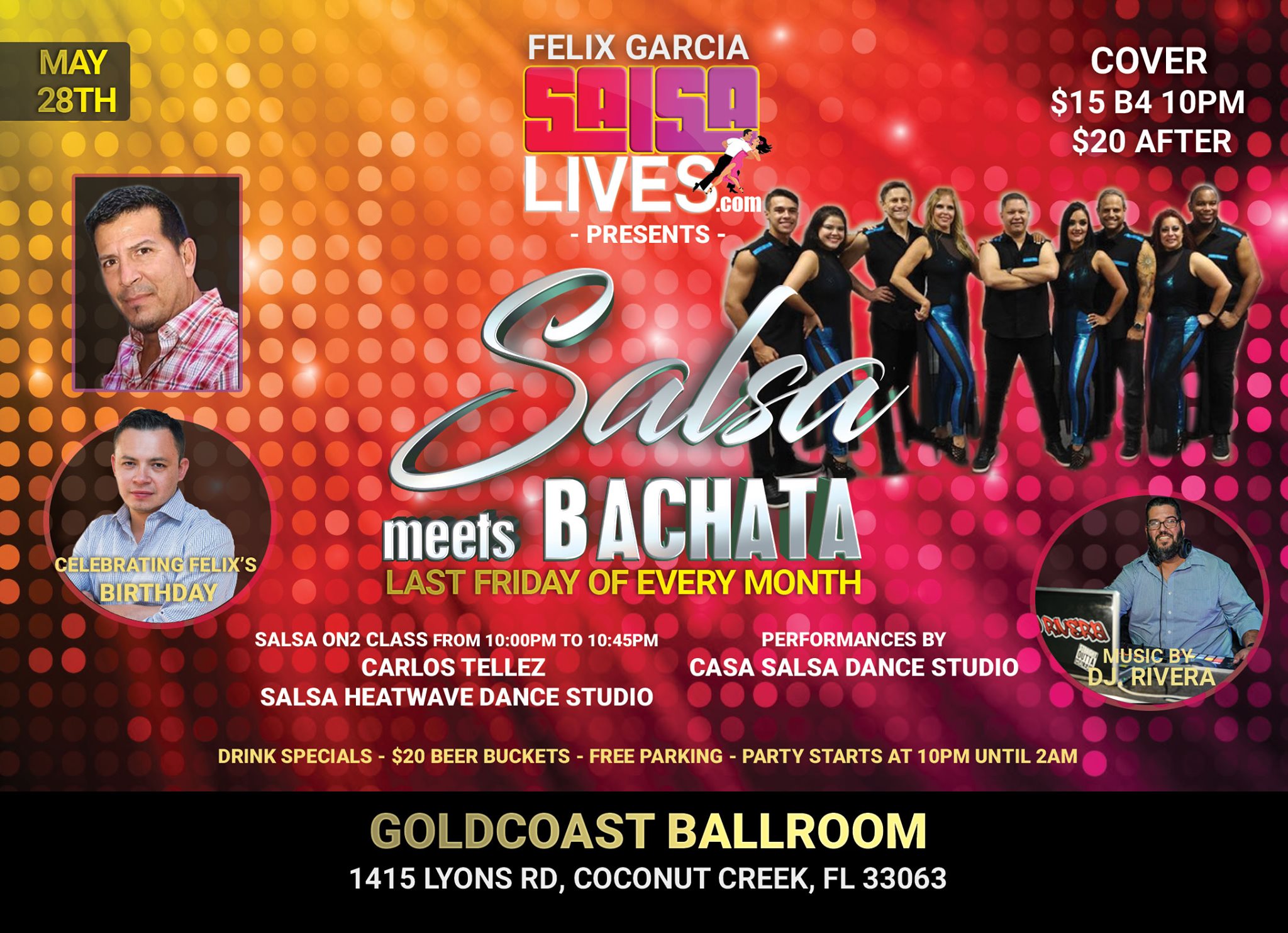 Salsa Meets Bachata @ Goldcoast Ballroom