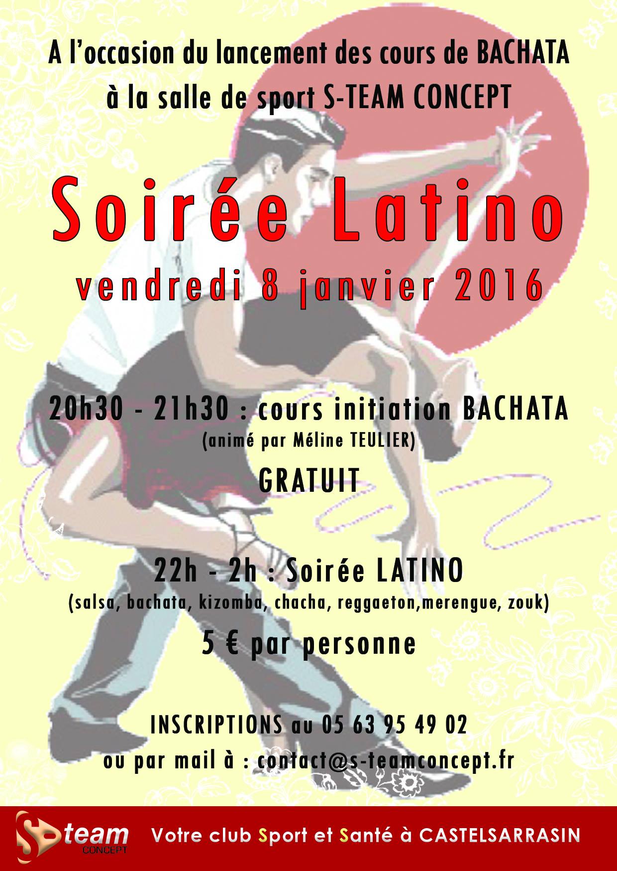 Soirée Latino Découverte + Initiation Bachata