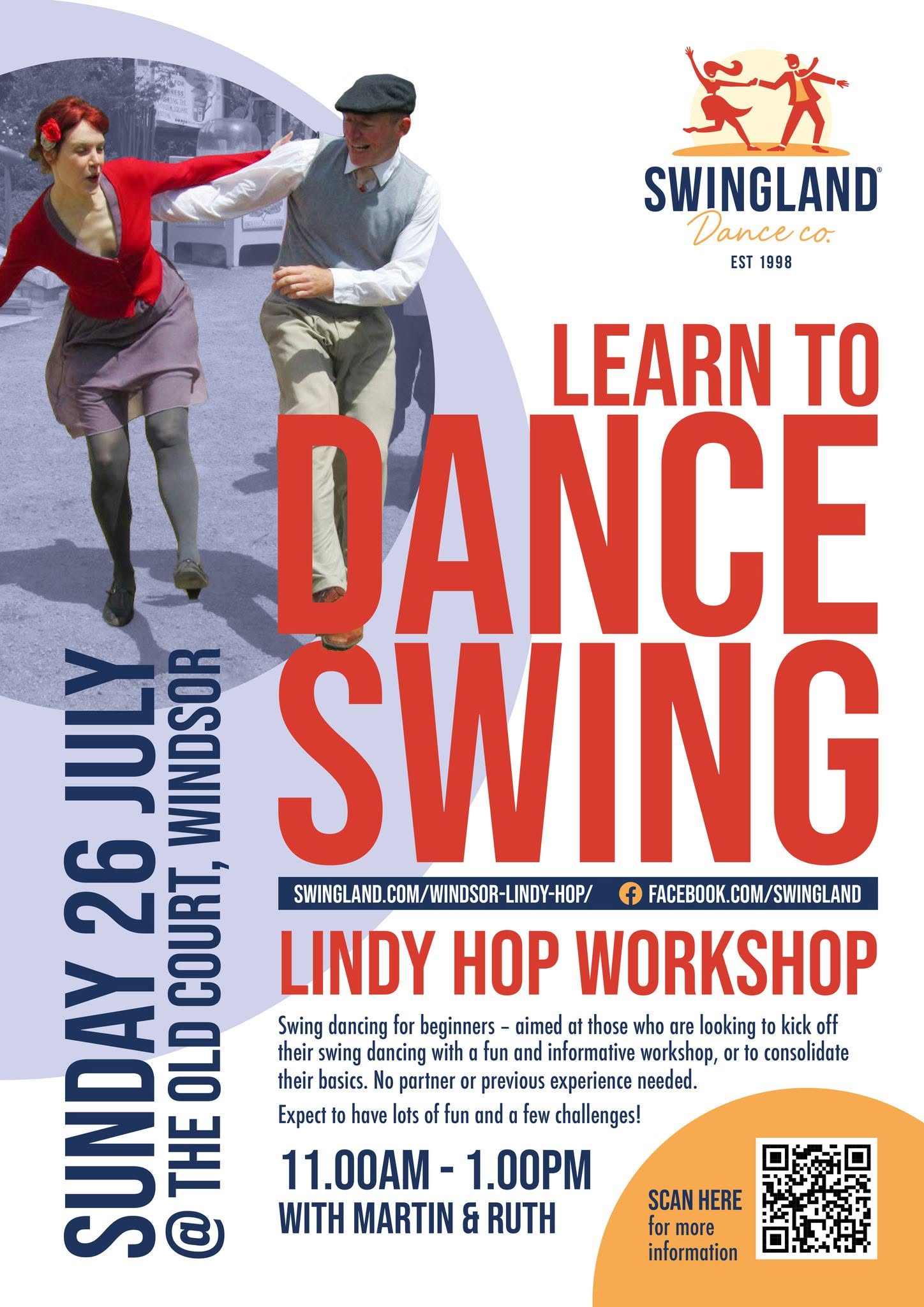 Workshop (Windsor) - Beginners Swing Dance (Lindy hop)