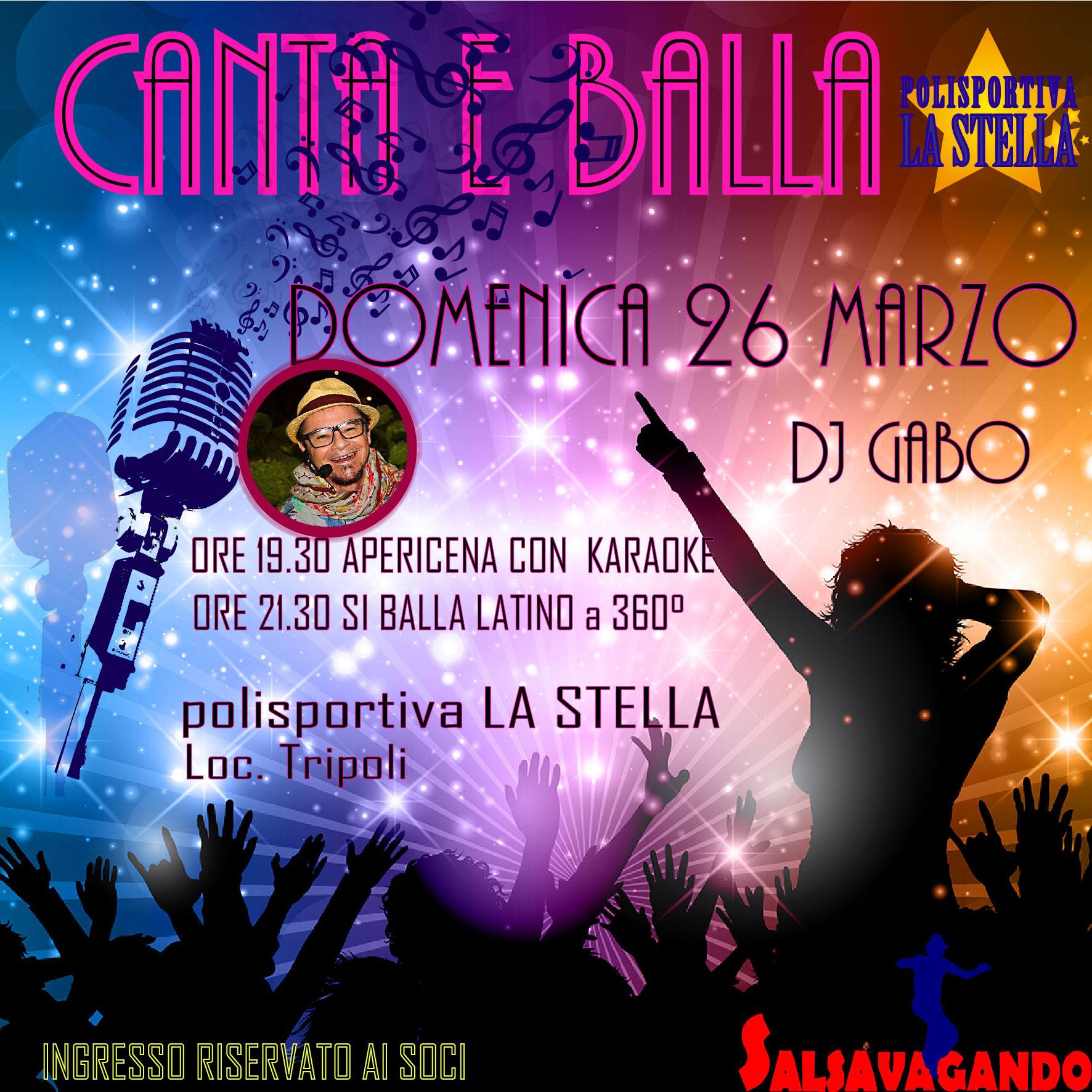 Domenica 26 Marzo CANTA e BALLA