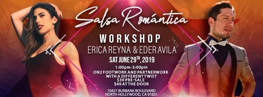 Salsa Romántica Workshop with Erica Reyna & Eder Avila
