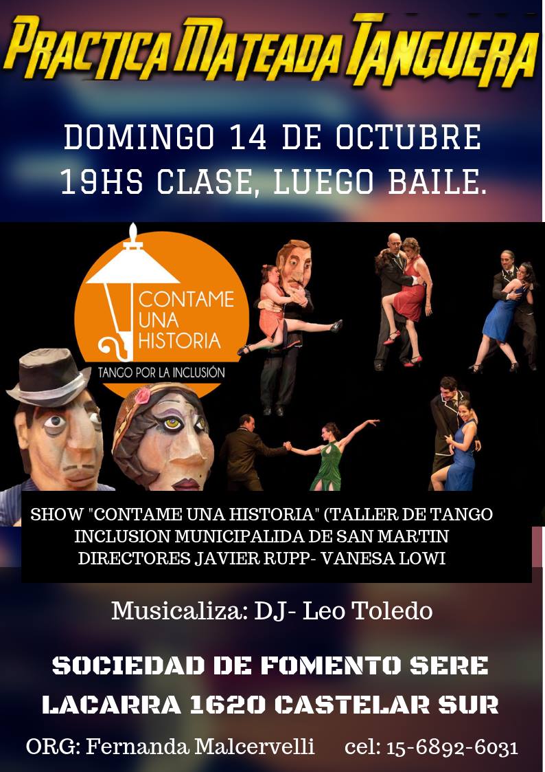 Domingo 14 "Contame UNA Historia" Visita LAS Mateadas