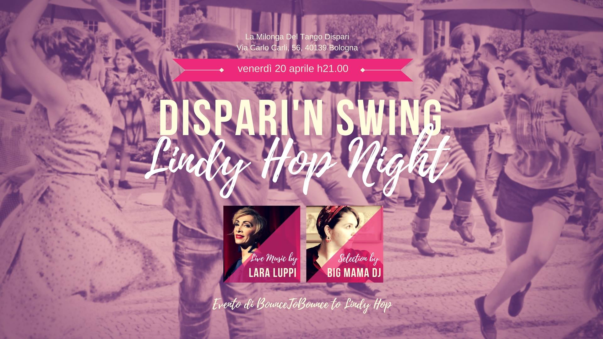 Dispari'n Swing !! -Lindy Hop Night con Jazz Band dal Vivo!