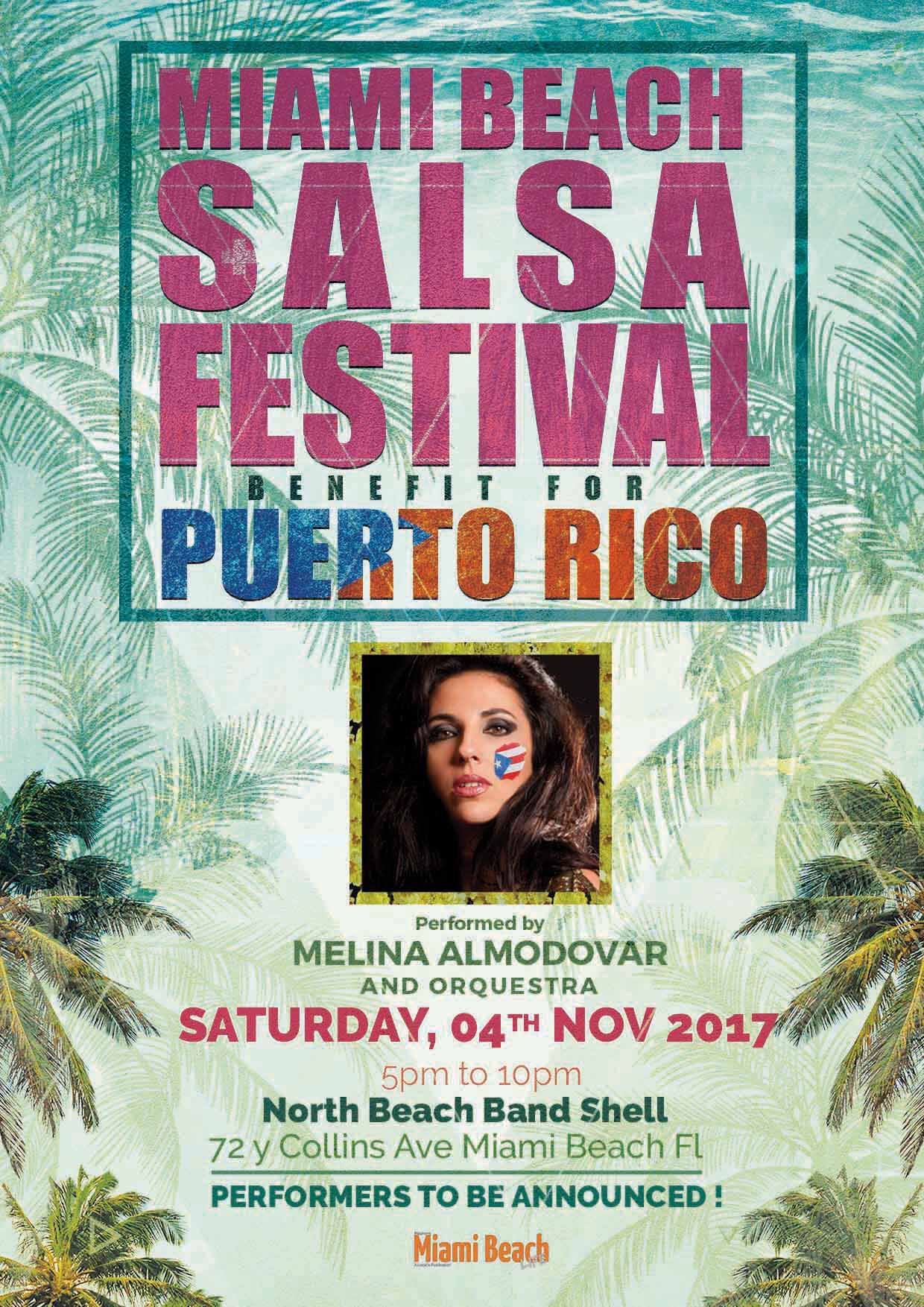 Miami Beach Salsa Festival Benefit For Puerto Rico