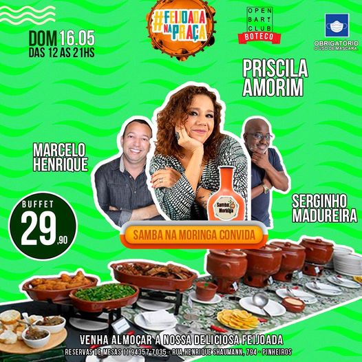 Samba na Moringa Convida - Open Bar Club