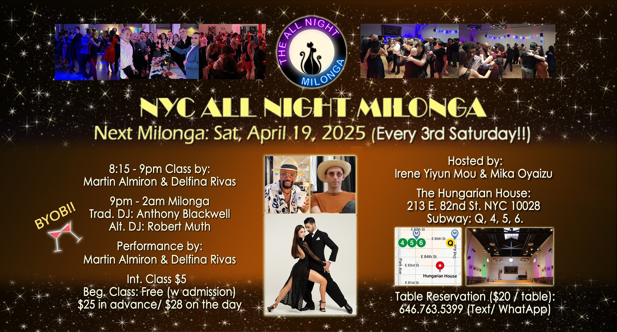 April 19 All Night Milonga @ Hungarian House