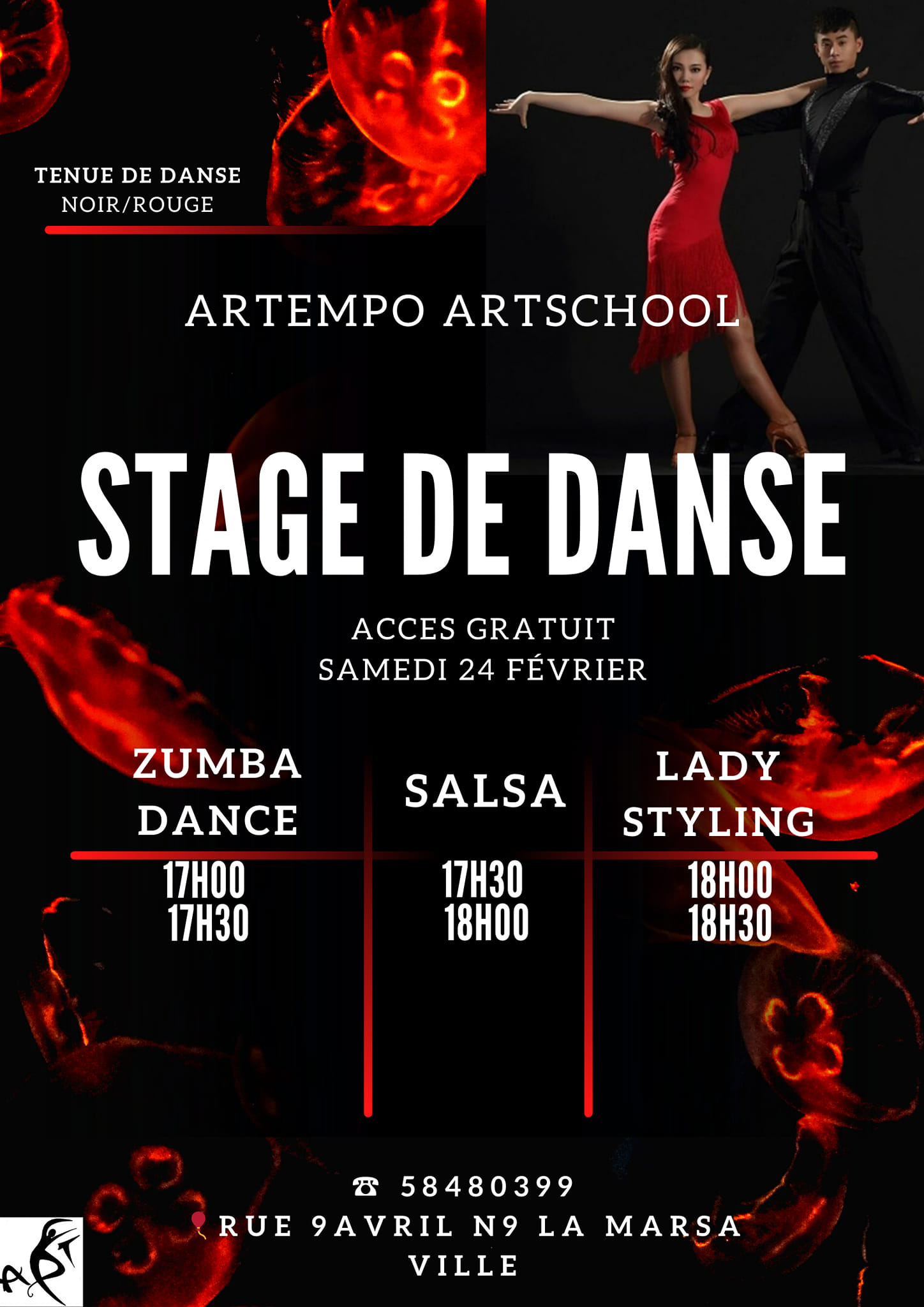 Stage de danse gratuit