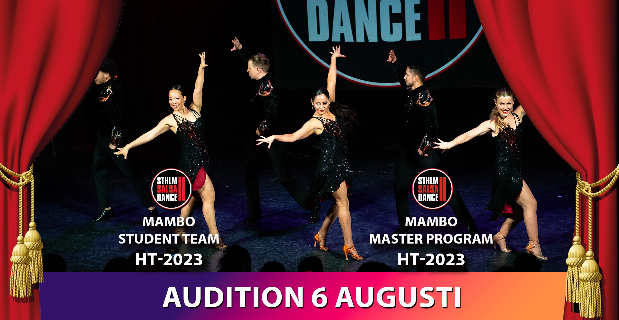 Audition för Stockholm Salsa Dance Student Team med Konstantin & Arcadia HT2023!