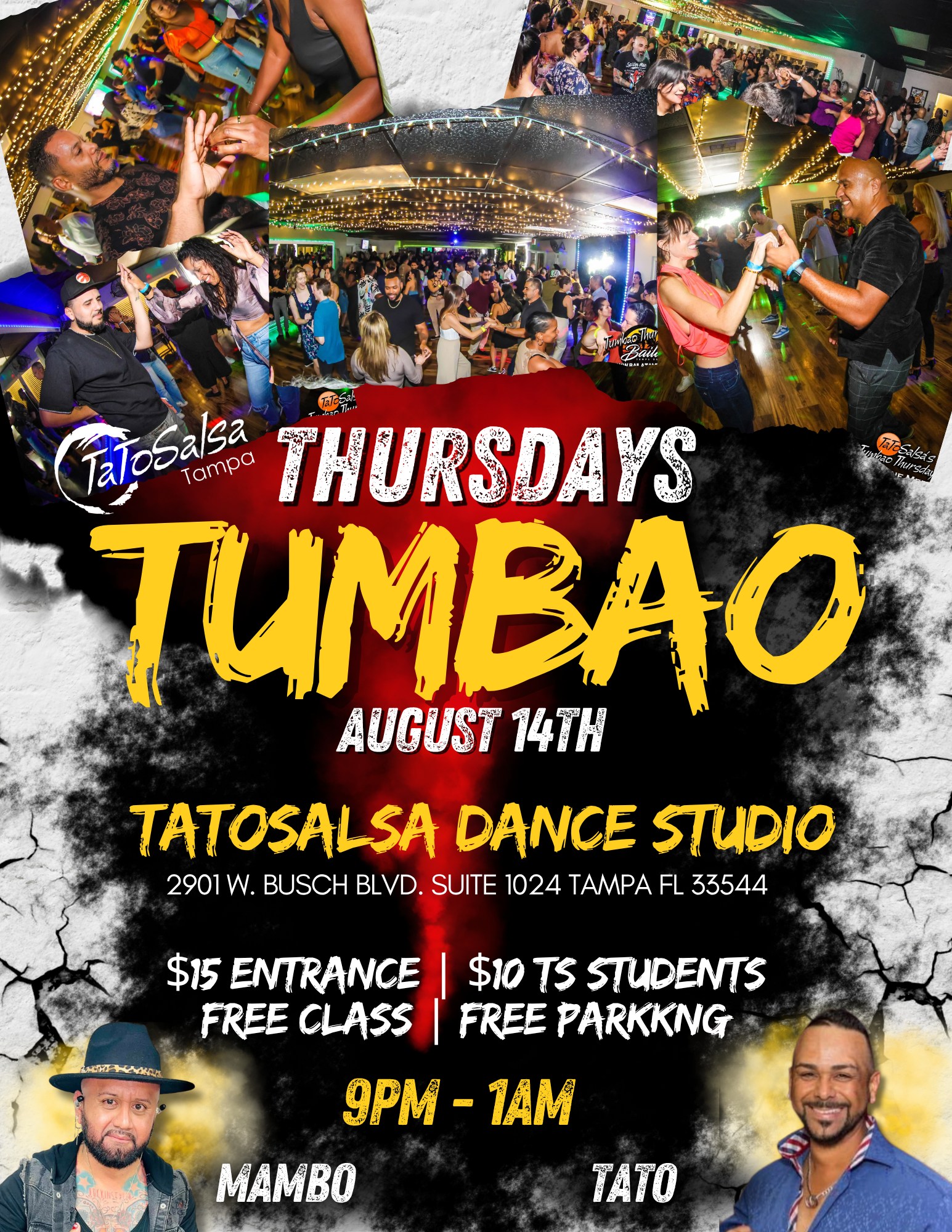 Tumbao Thursdays Dance Social Aug 14th - Class with Juan TaTo