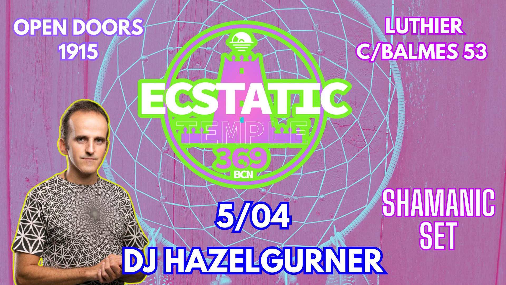 Shamanic Ecstatic Dance con Dj Hazelgurner