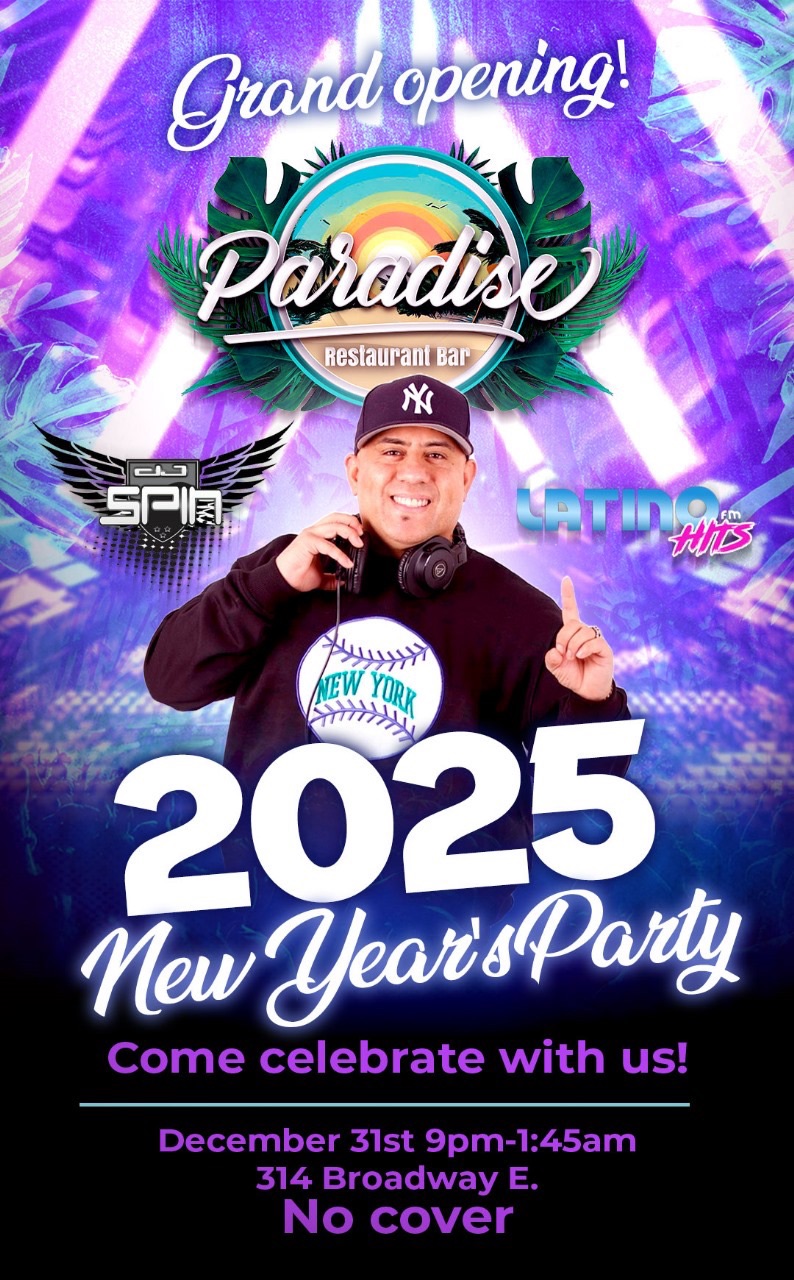 New Year’s Celebration Y Grand Opening Paradise On Broadway