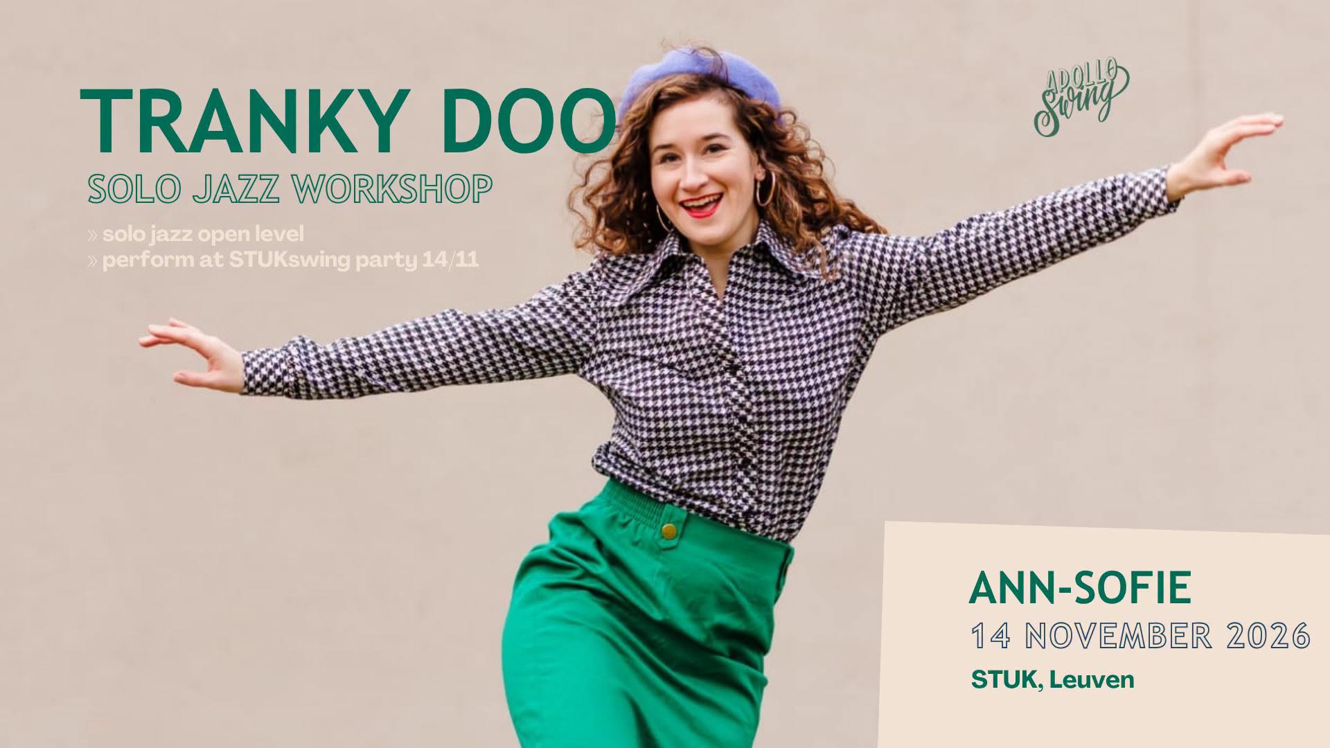 TRANKY DOO workshop in Leuven with Ann-Sofie - Apollo Swing