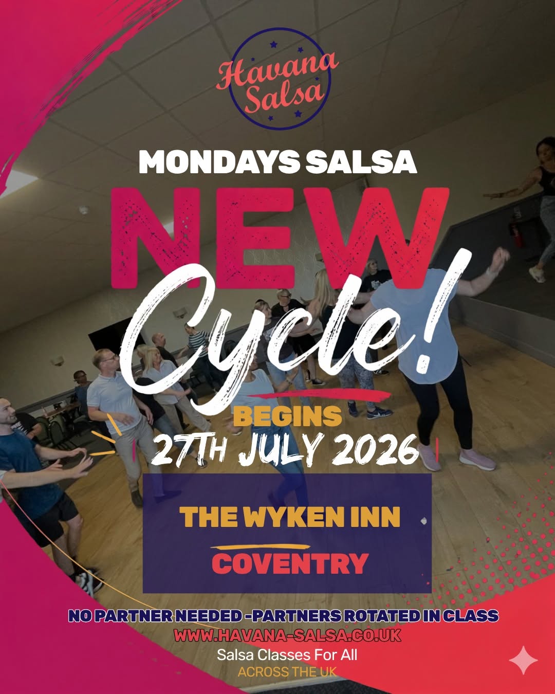 A brand-New SALSA CYCLE is officially launching and it’s tailor-made for absolute beginners!