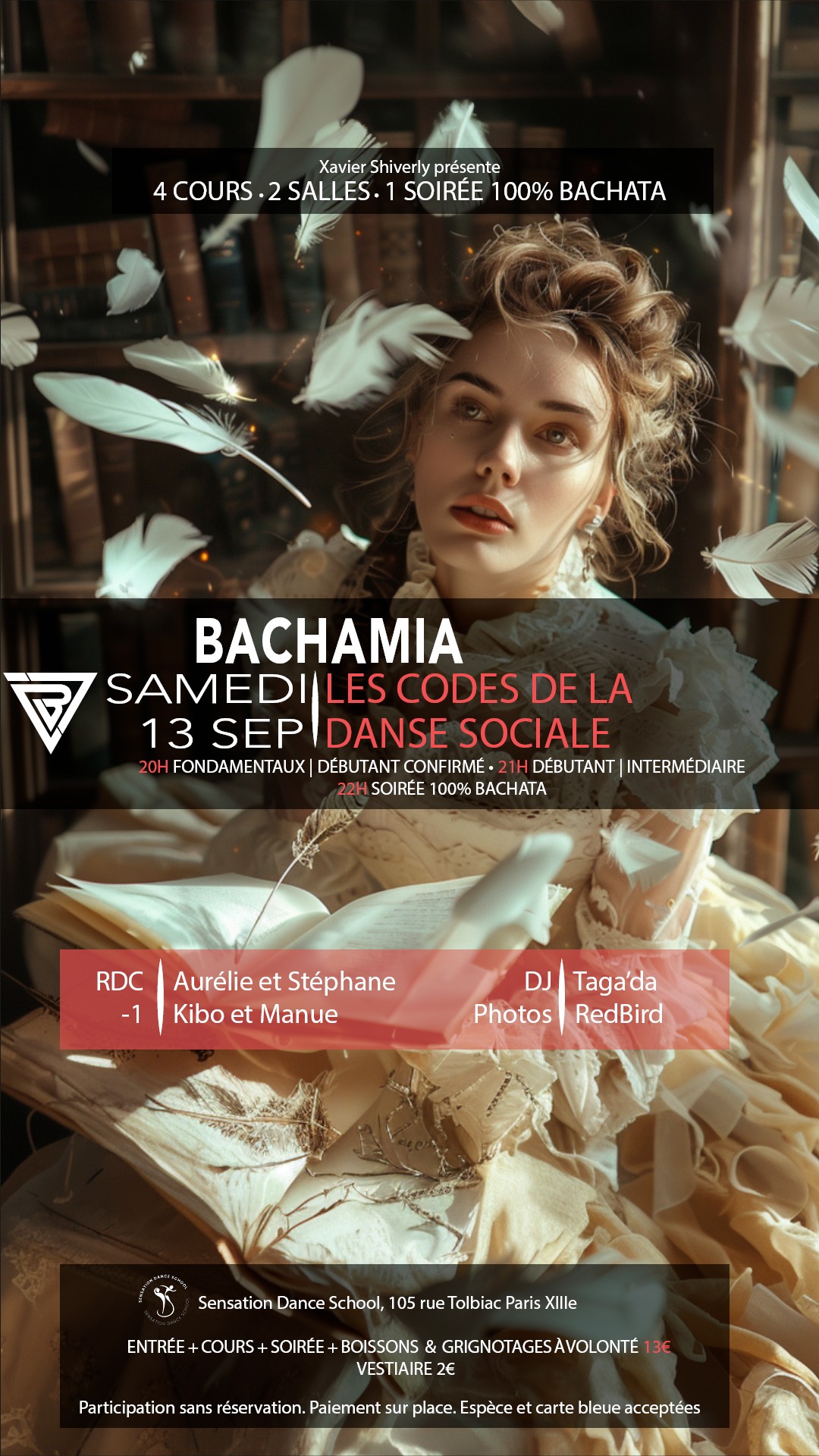 Bachamia codes danse sociale - Aurélie et Stéphane - Kibo et Manu - Redbird 📸 - DJ Taga'da