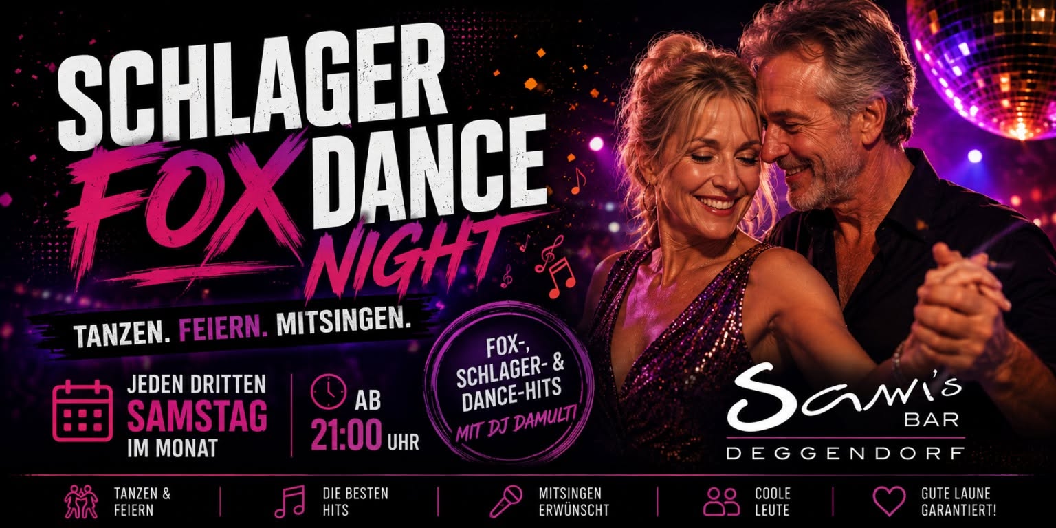 Schlager Fox Dance Night in Sam's Bar! 💃🕺