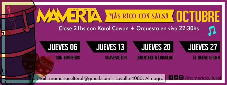 ★ Jueves De Salsa ★ Karol Cowan + #El Nuevo Orden Salsa Brava ★