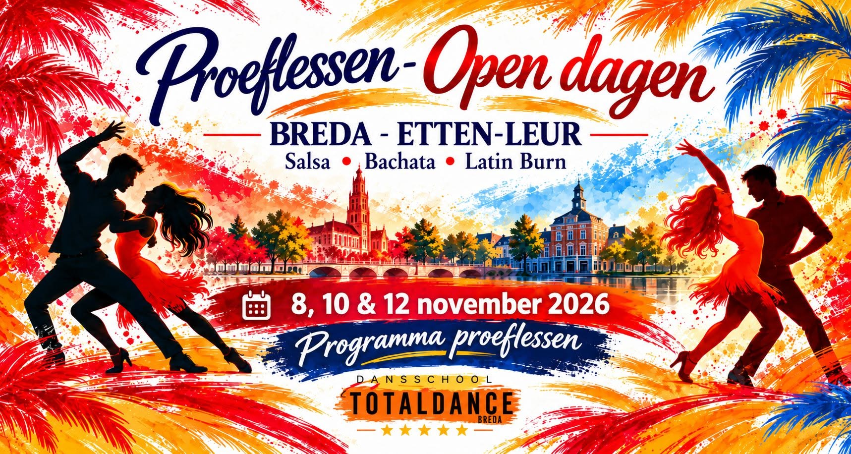 Proeflessen Salsa Bachata Breda-Etten-Leur