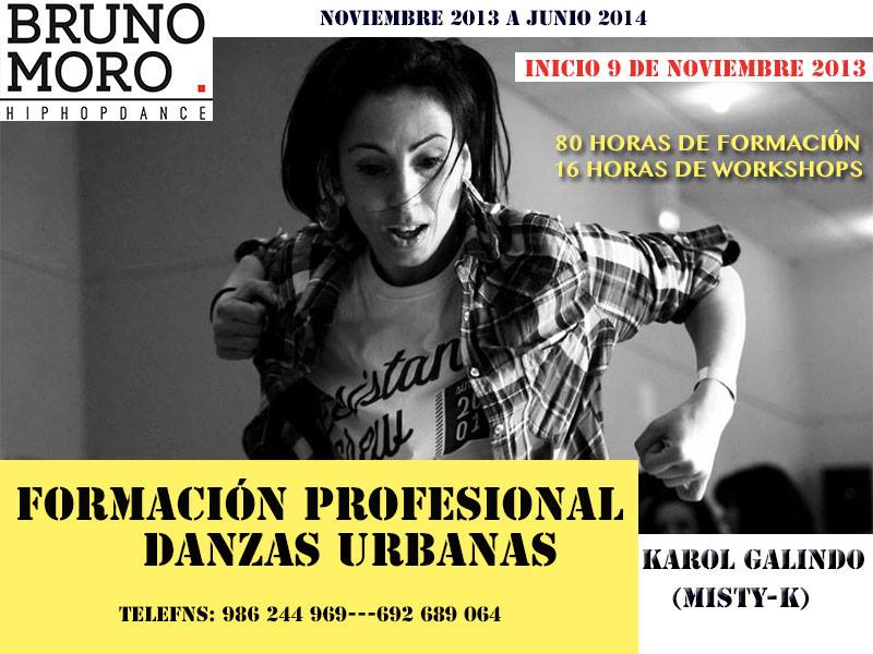 FORMACION PROFESIONAL DANZAS URBANAS CON KAROL GALINDO MISTY-K