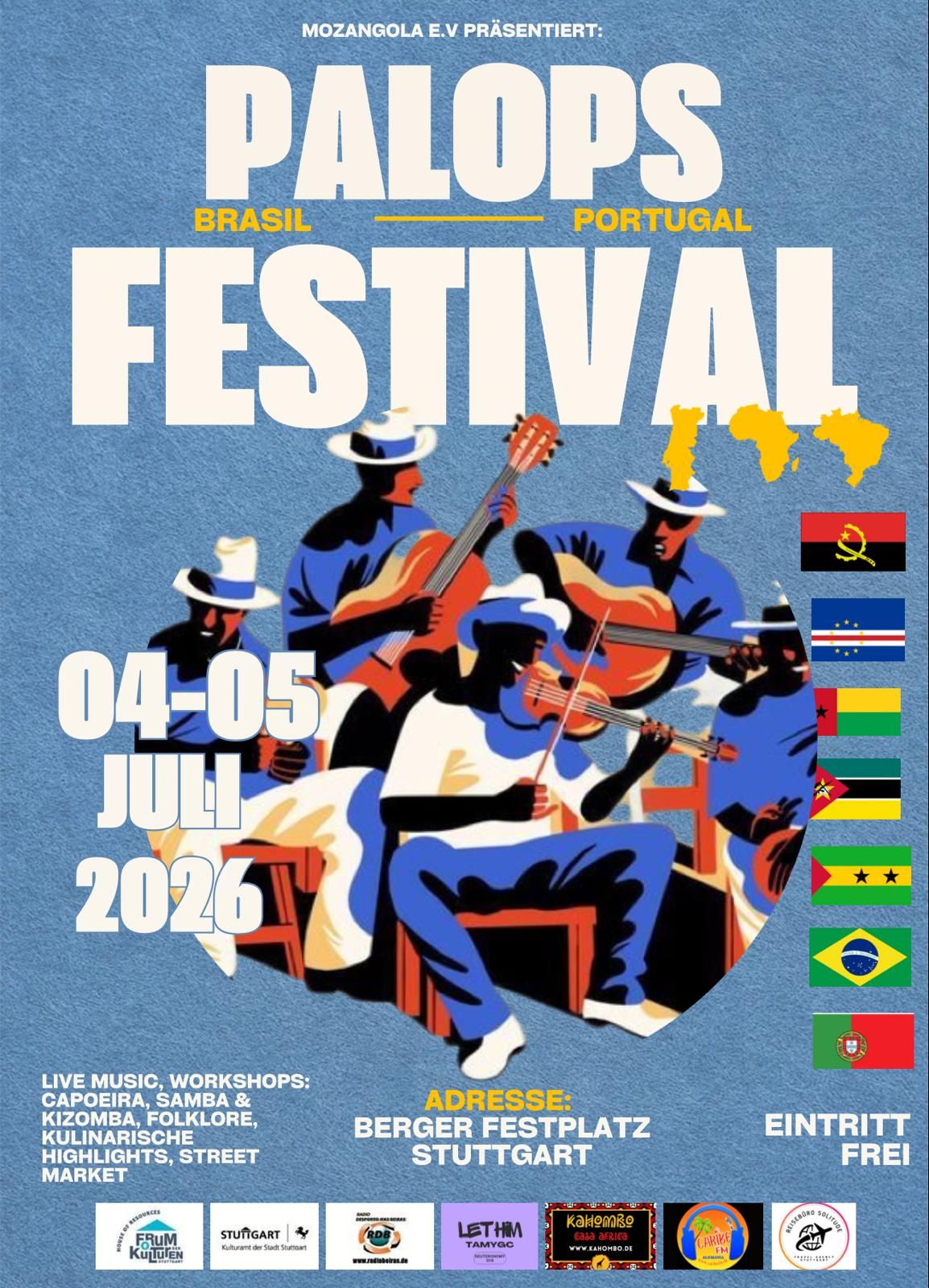 PALOPS BRASIL E PORTUGAL Festival
