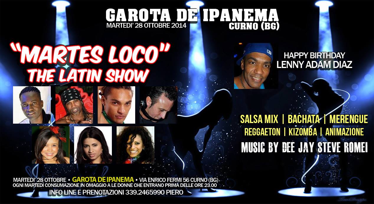 MARTES LOCO (HAPPY BIRTHDAY LENNY SALSA)