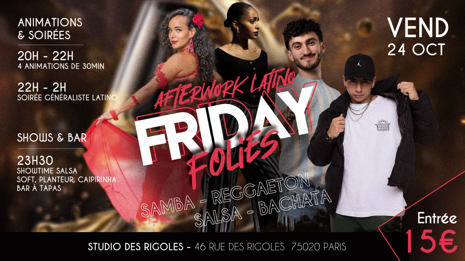 🎉 FRIDAY FOLIES - L'évènement de la rentrée 🪩🔥