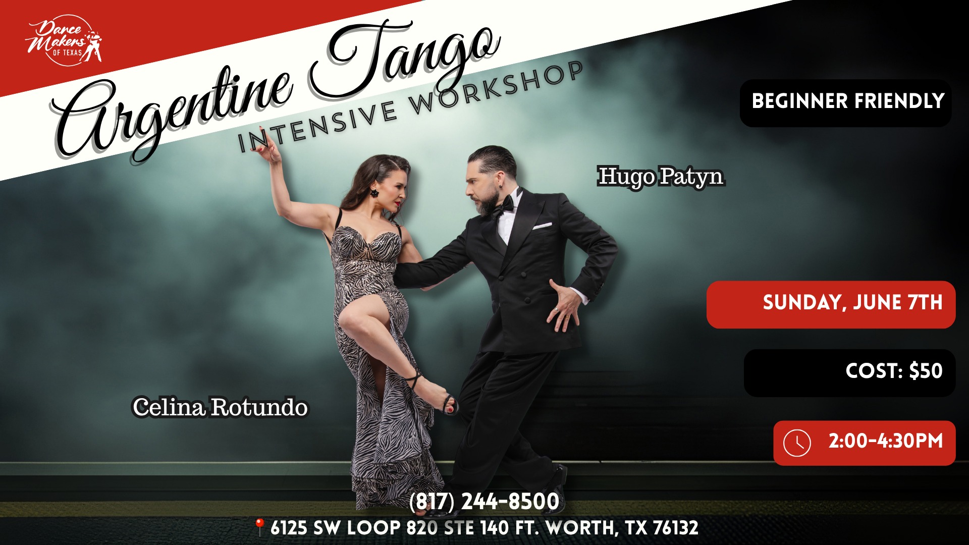 Argentine Tango Workshop w Hugo & Celina