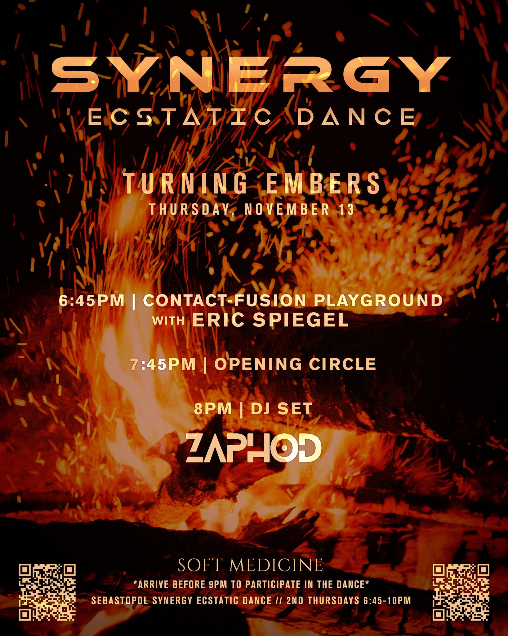 SYNERGY Ecstatic Dance w ZAPHOD