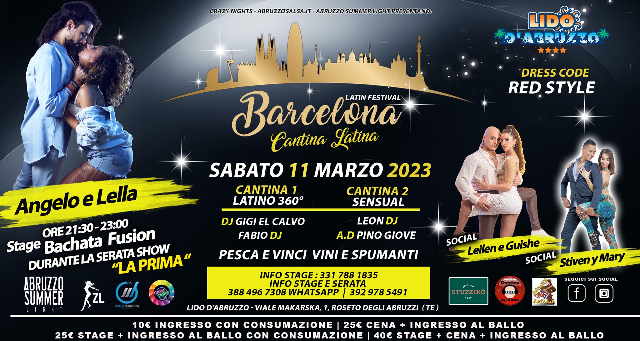 SABATO 11 MARZO - BARCELONA LATIN FESTIVAL