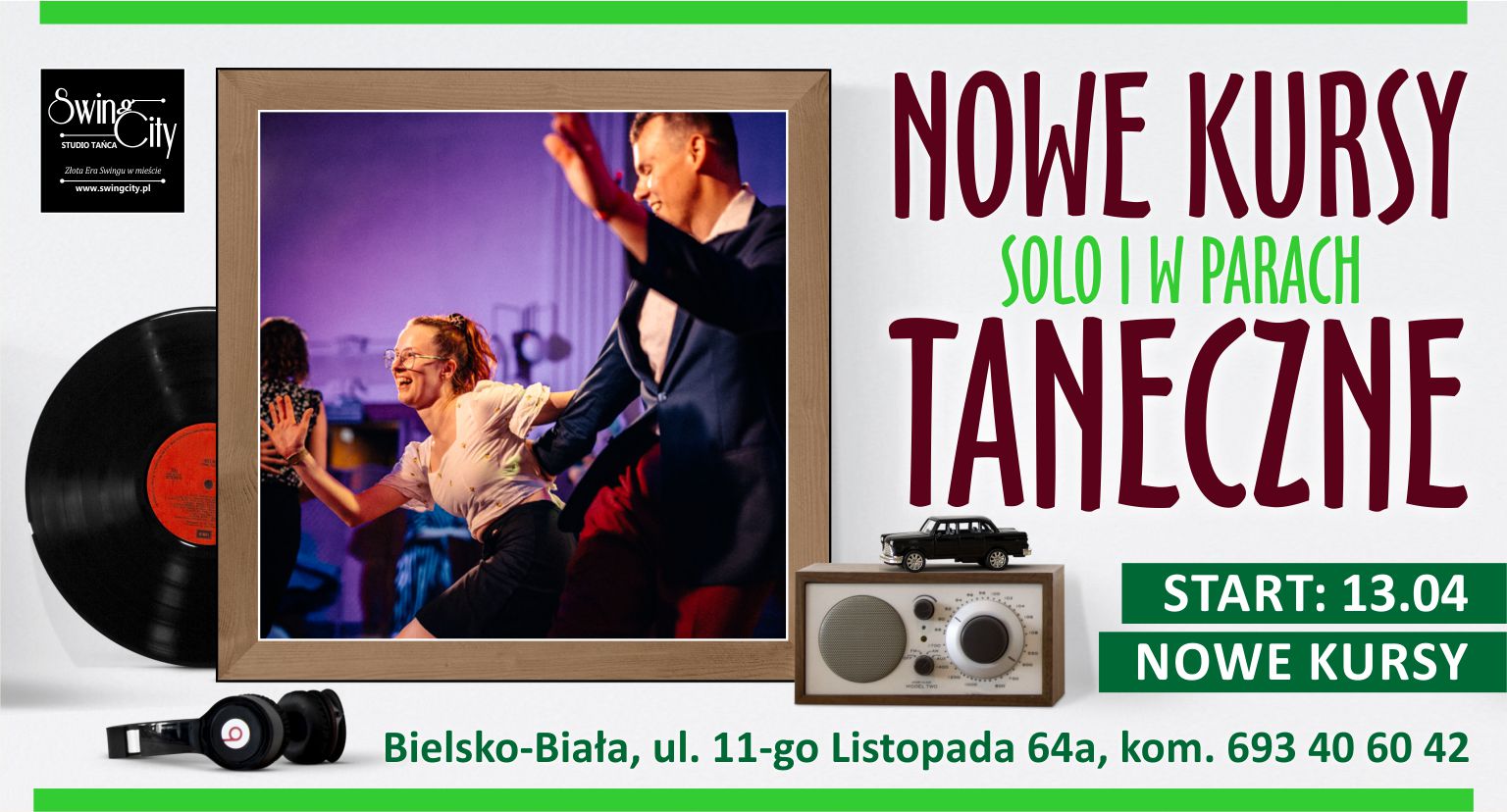 Nowe Kursy Tańca Od Podstaw Swing Lindy Hop i Solo Jazz