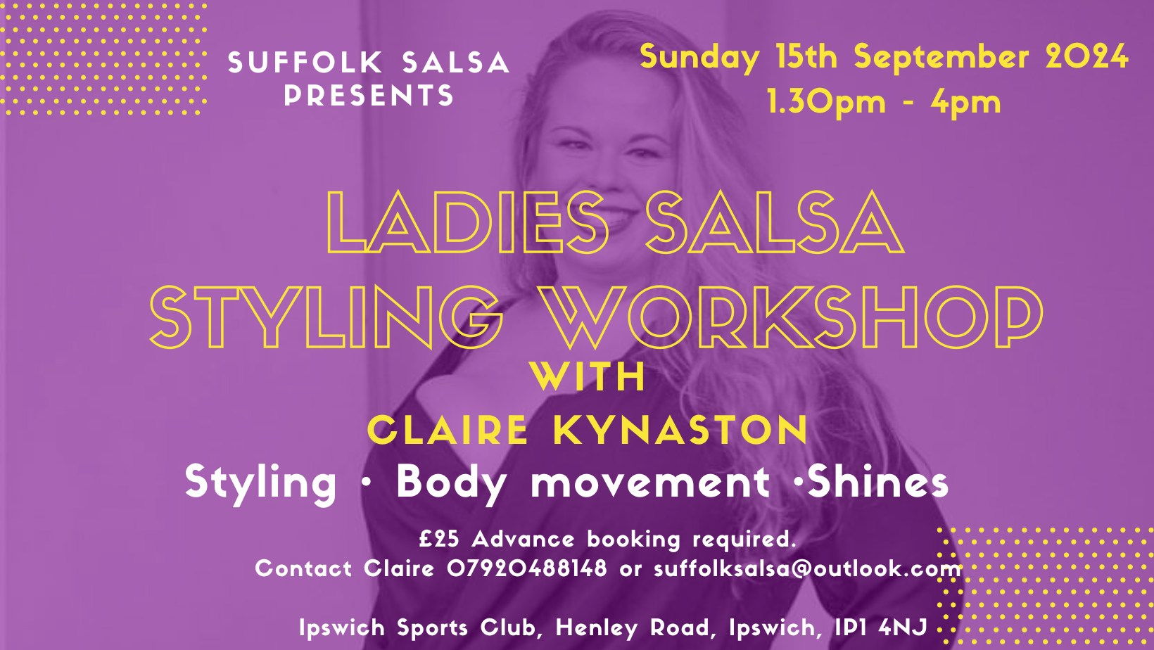 Ladies Salsa Styling Workshop with Claire Kynaston