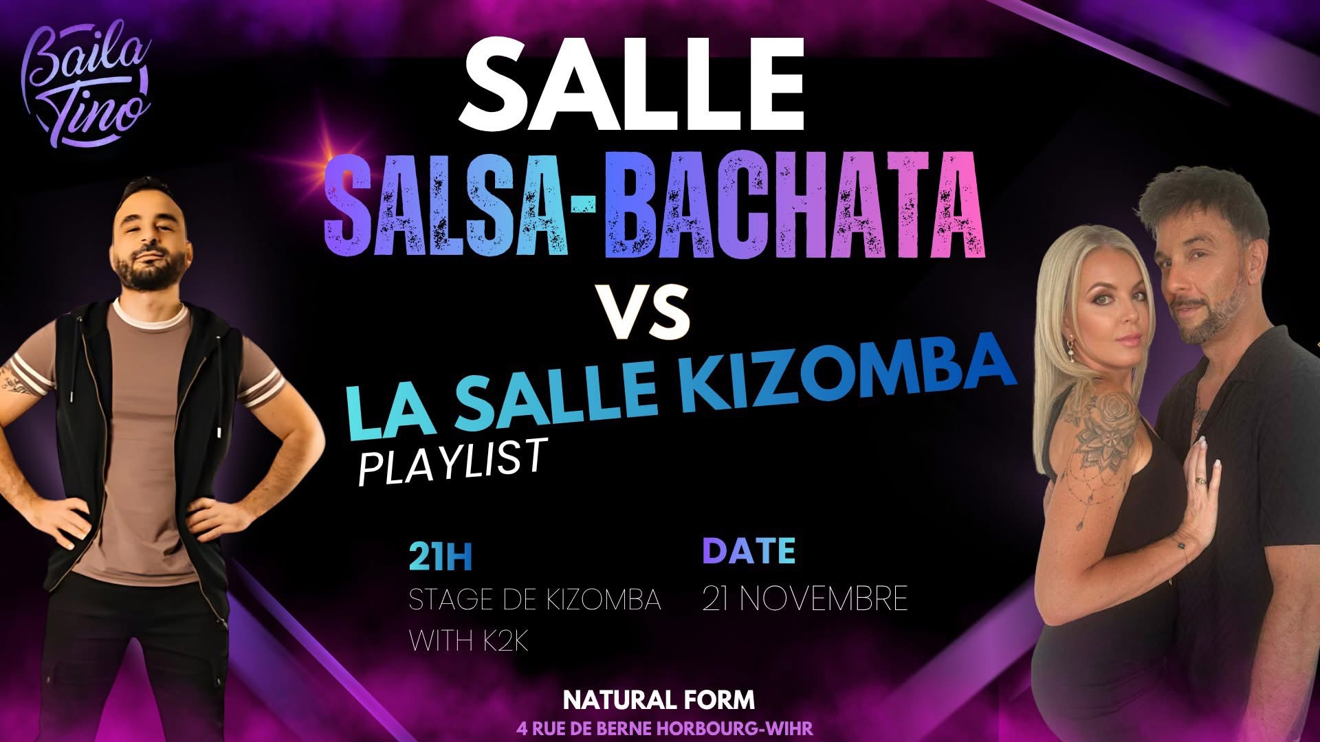 Salsa Bachata VS Kizomba - Stage de Kizz K2K - DJ Tino