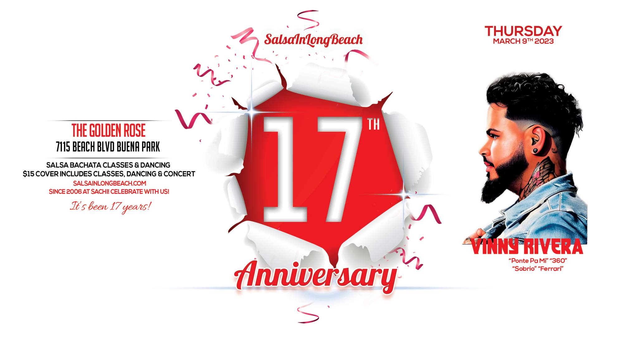 17th Anniversary! Golden Rose by Salsainlongbeach