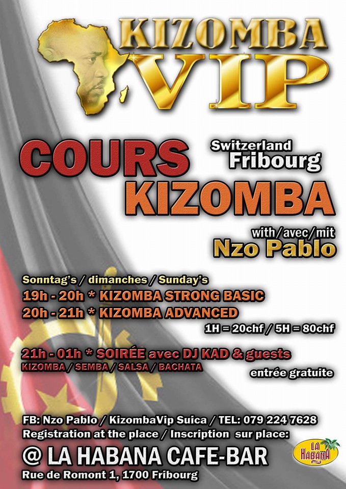Cours De Kizomba Fribourg Avec KizombaVip