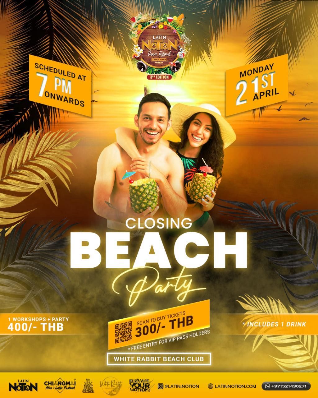 LATIN NOTION Closing Beach Party