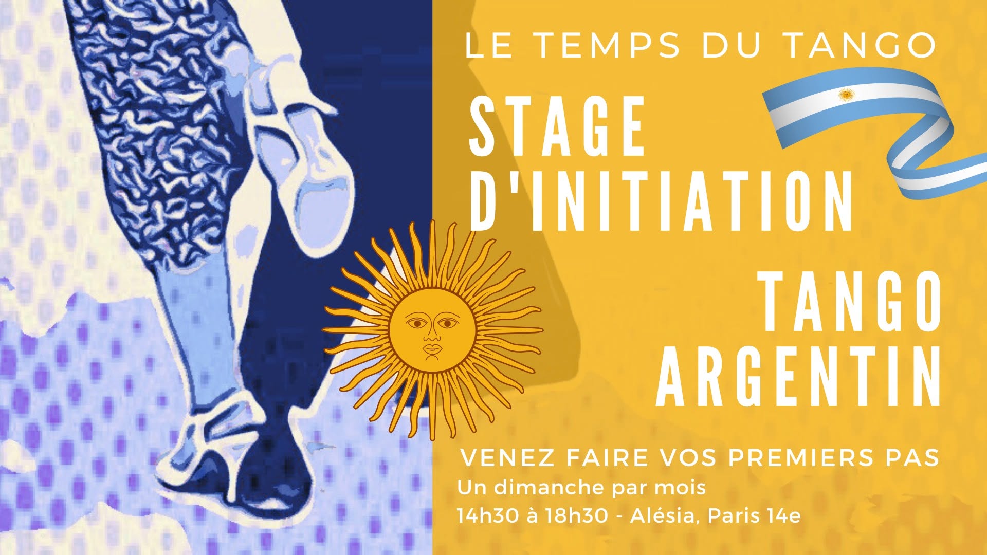 Stage d'initiation au tango argentin - Le Temps du Tango