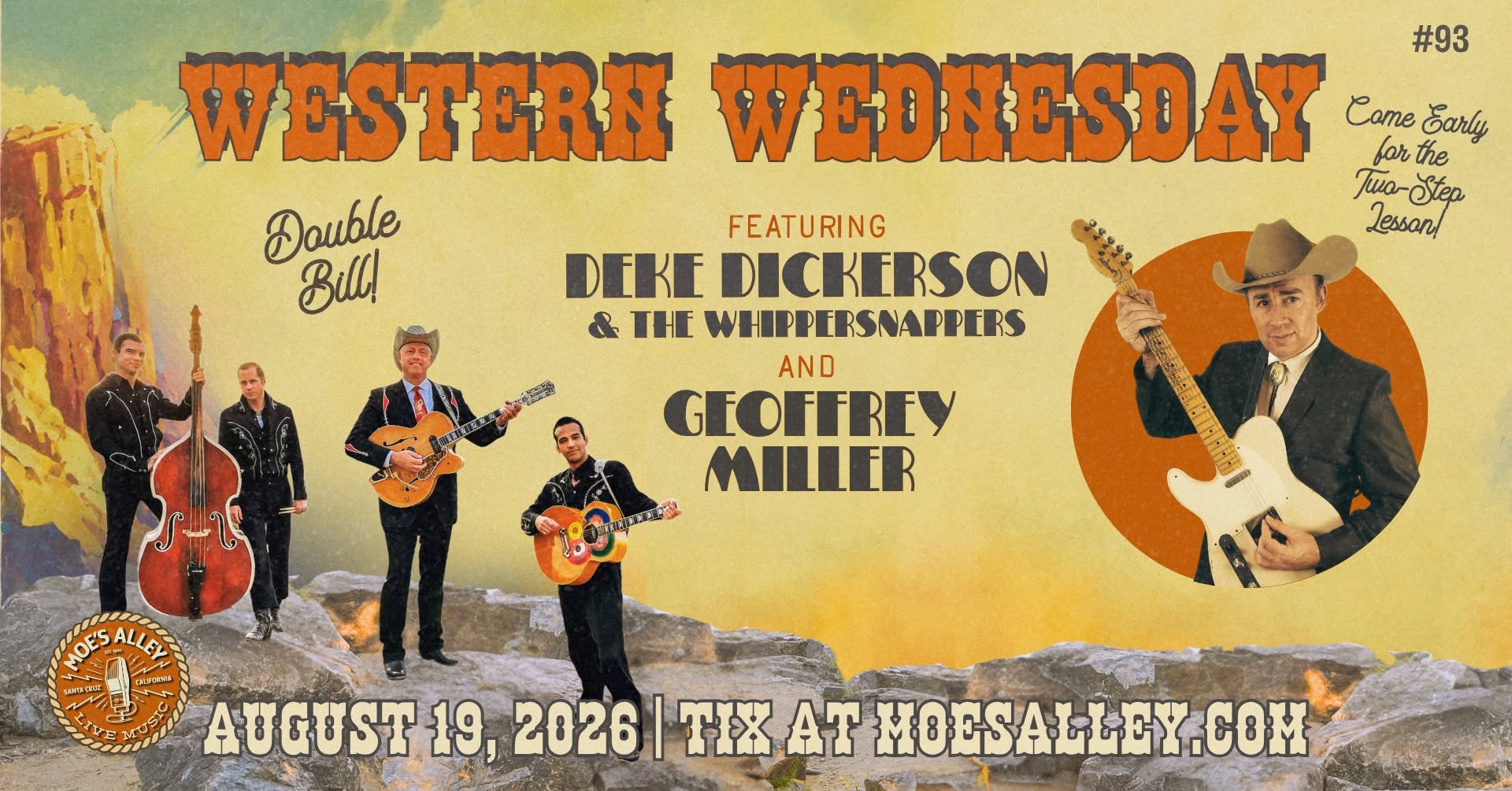 Western Wednesday #93: Deke Dickerson and The Whippersnappers + Geoffrey Miller