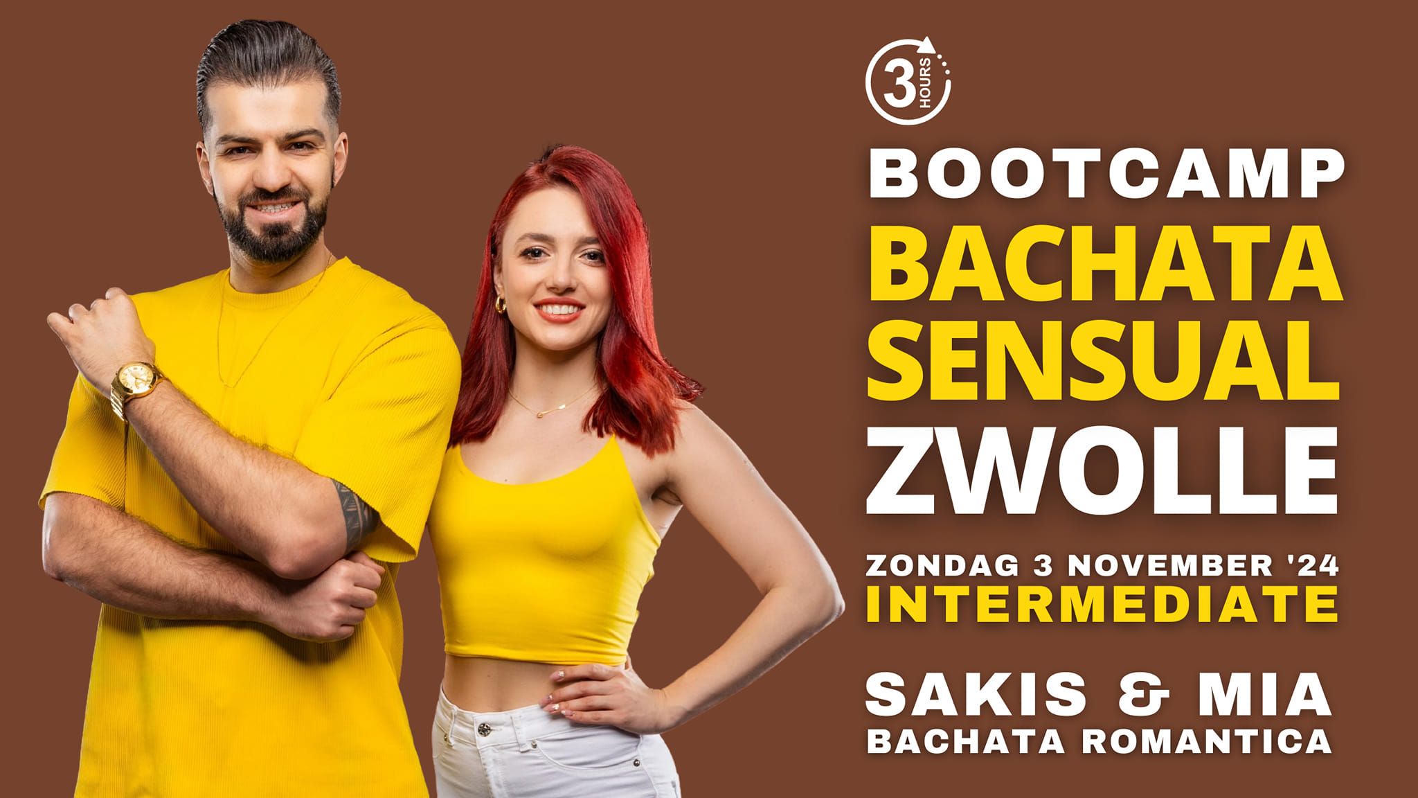 NU IN ZWOLLE! Bootcamp Bachata Sensual met Bachata Romantica