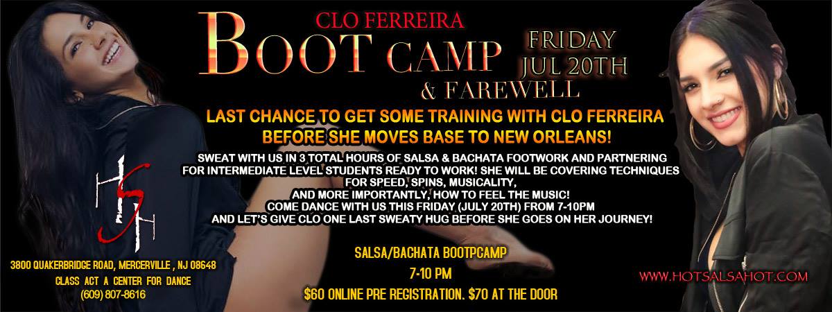 Clo Ferreira Salsa Bachata Farewell Bootcamp