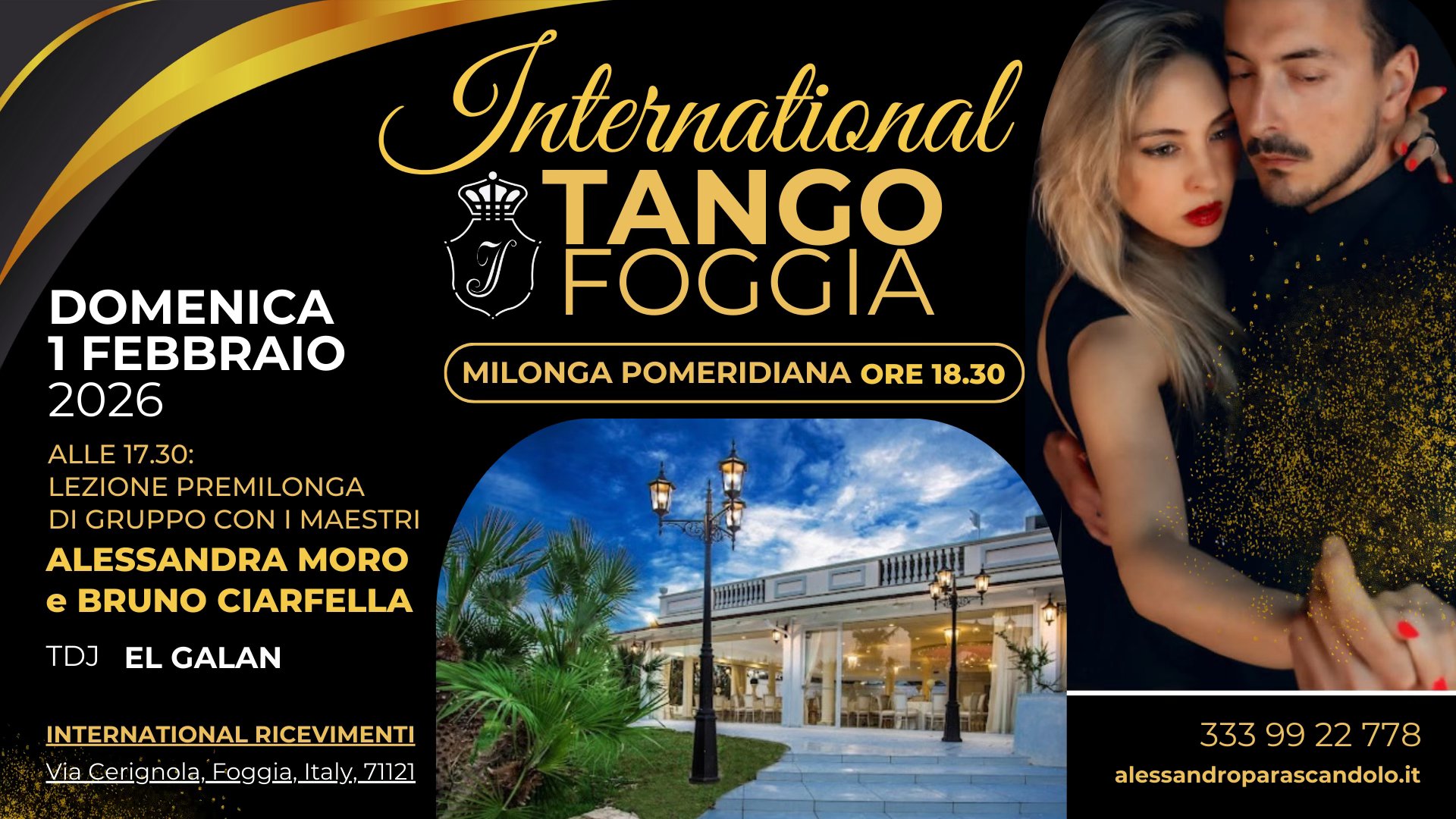 Milonga "INTERNATIONAL TANGO FOGGIA"